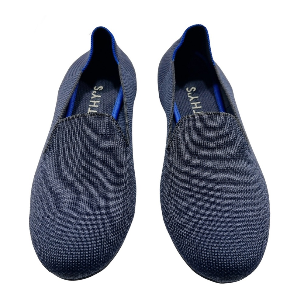 Rothys The Loafer Navy Blue Flats